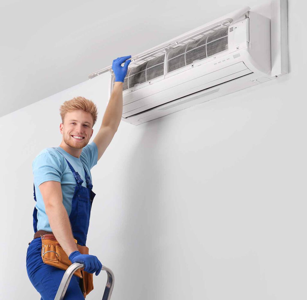 Raumluftfilter Installation