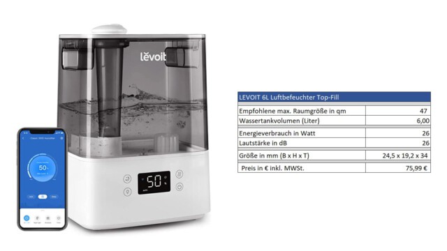 Levoit 6L Luftbefeuchter
