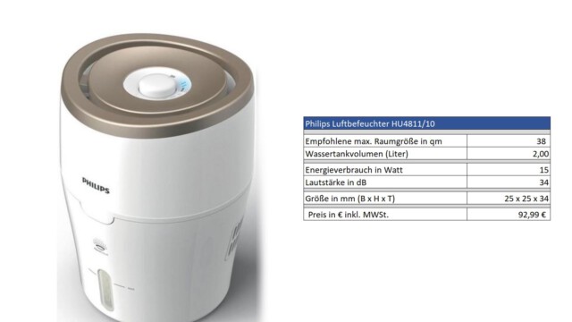 Philips Luftbefeuchter